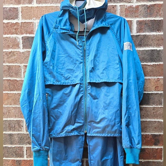 1981 Gore-Tex for Moss Brown Track Suit Full Suit Including Optional Hood - Picture 4 of 16
